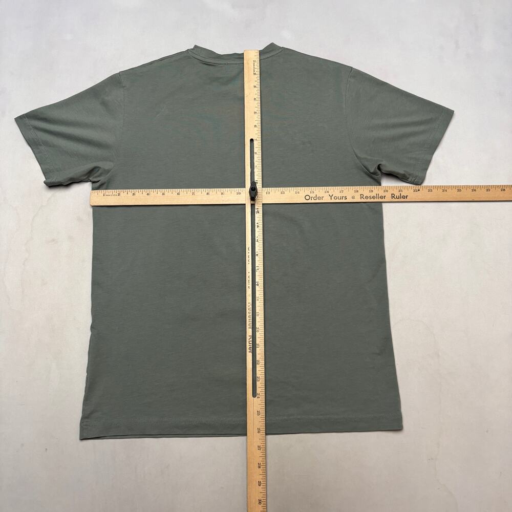 Sunspel Riviera Midweight Short Sleeve T Shirt Men's Medium Green - Picture 3 of 12